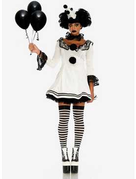 3 Piece Pierrot Clown Costume, , hi-res