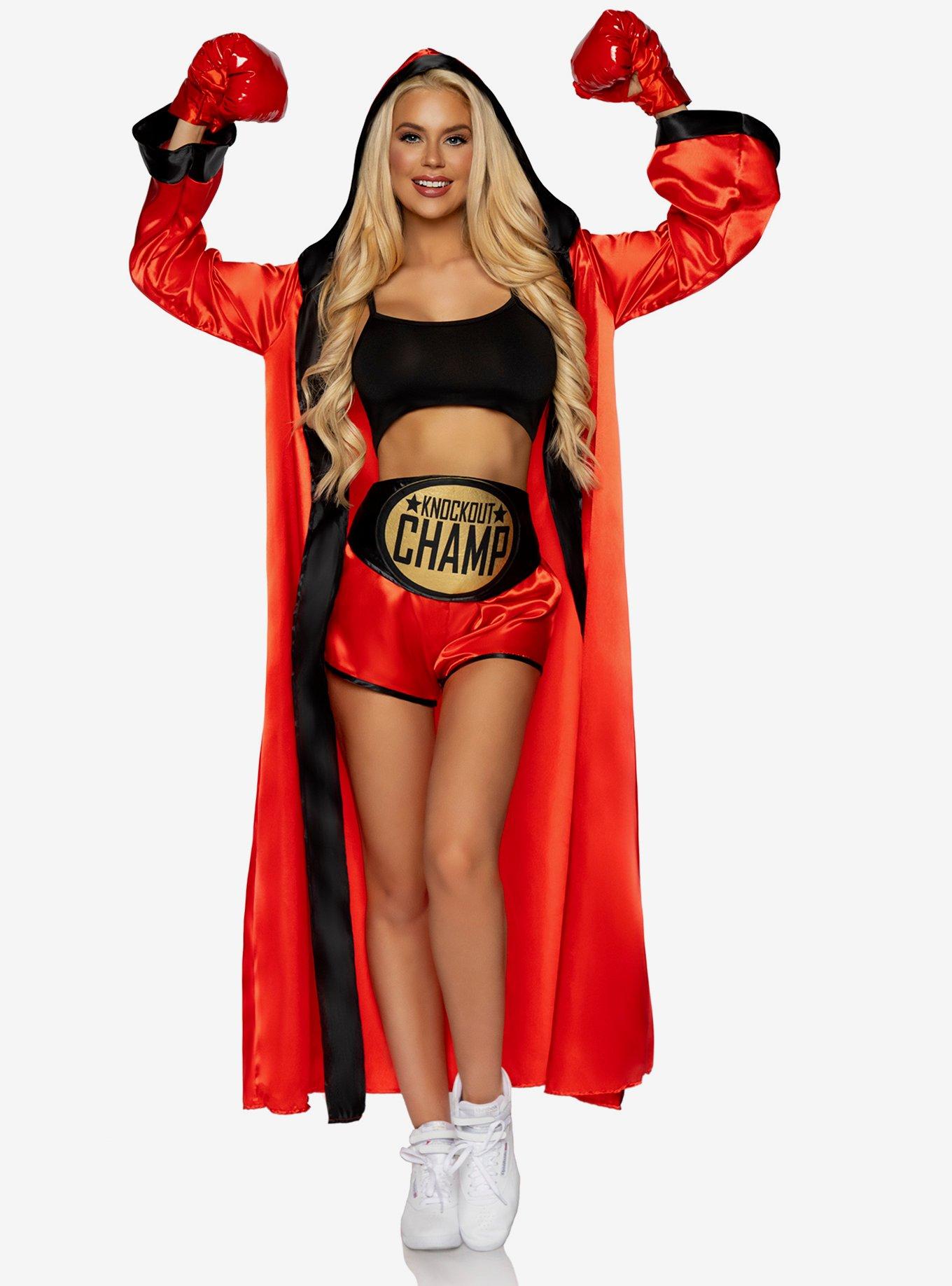 5 Piece Knockout Champ Costume, , hi-res