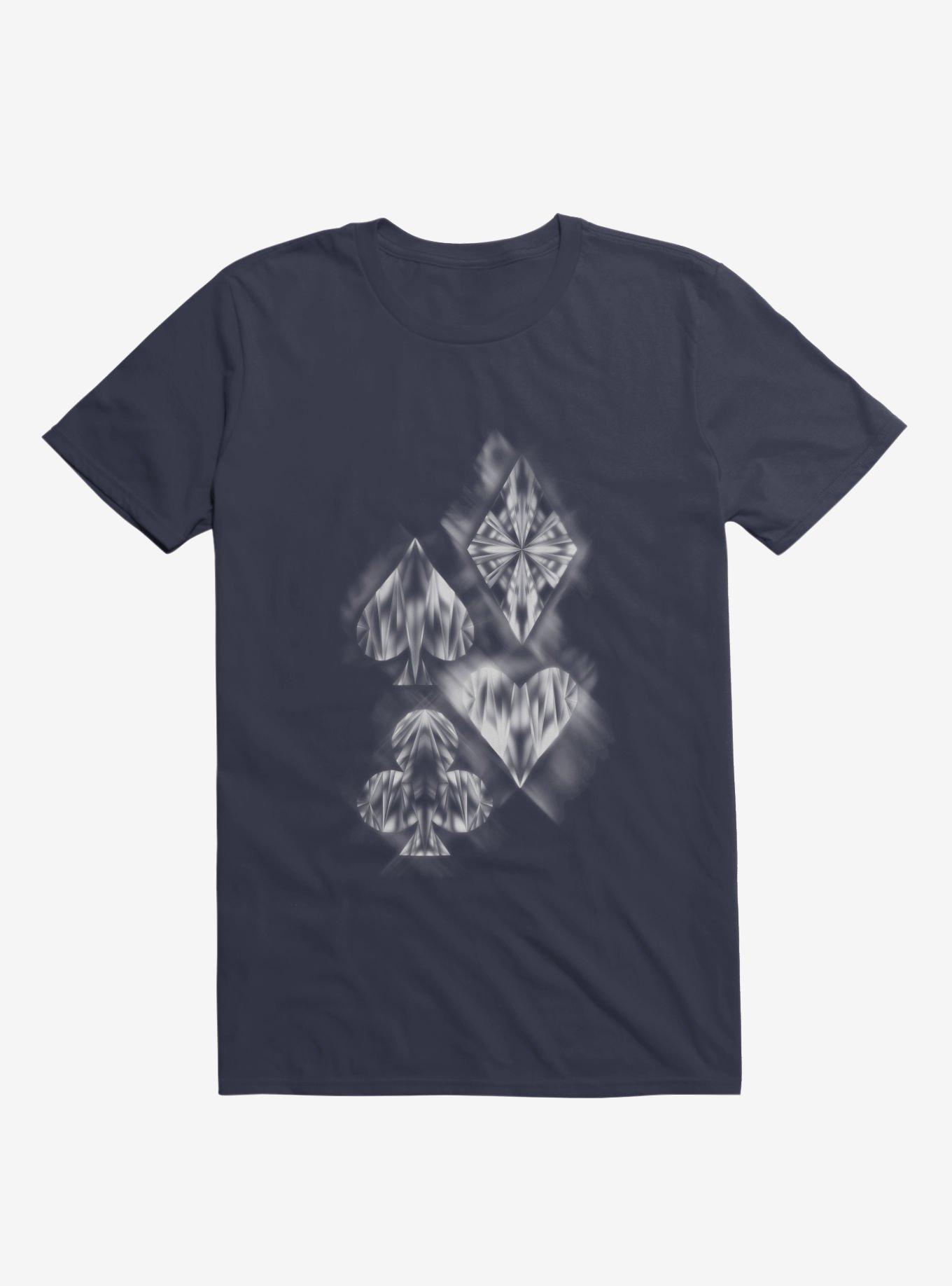 Acesofice Navy Blue T-Shirt, , hi-res