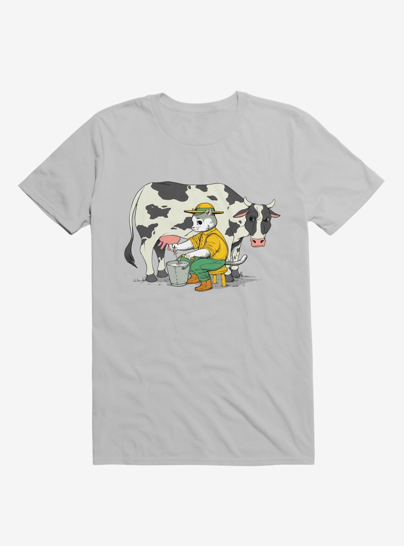 Cat Farmer Ice Grey T-Shirt, , hi-res