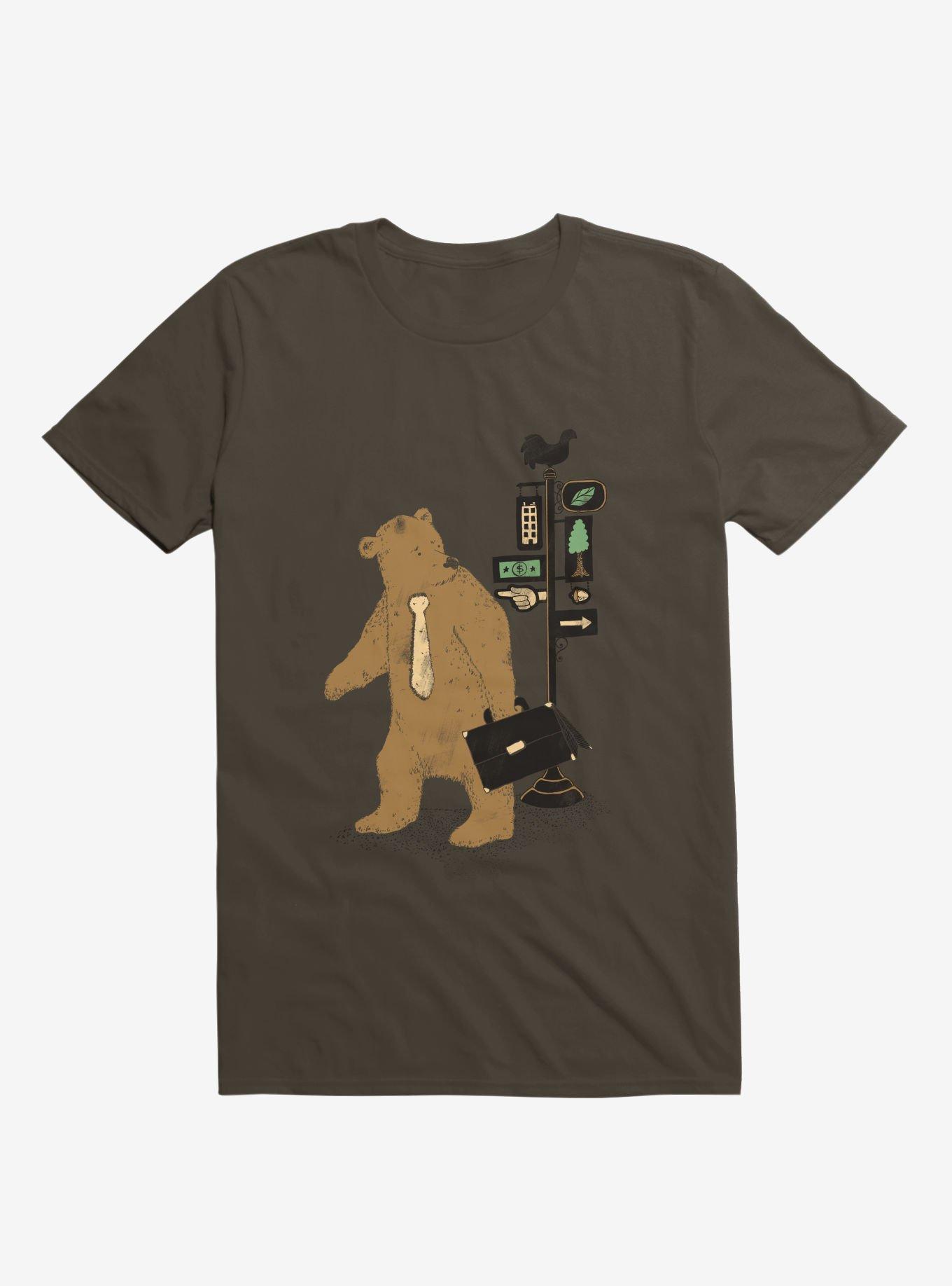 Choices Bear Brown T-Shirt