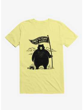 Come To Camp Corn Silk Yellow T-Shirt, , hi-res