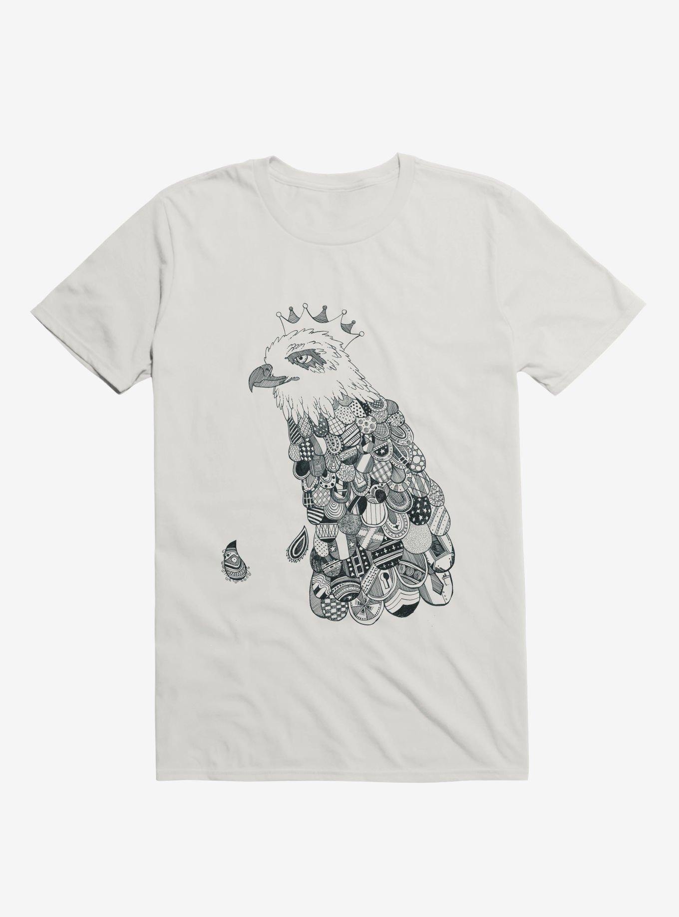 Eagle King T-Shirt, WHITE, hi-res