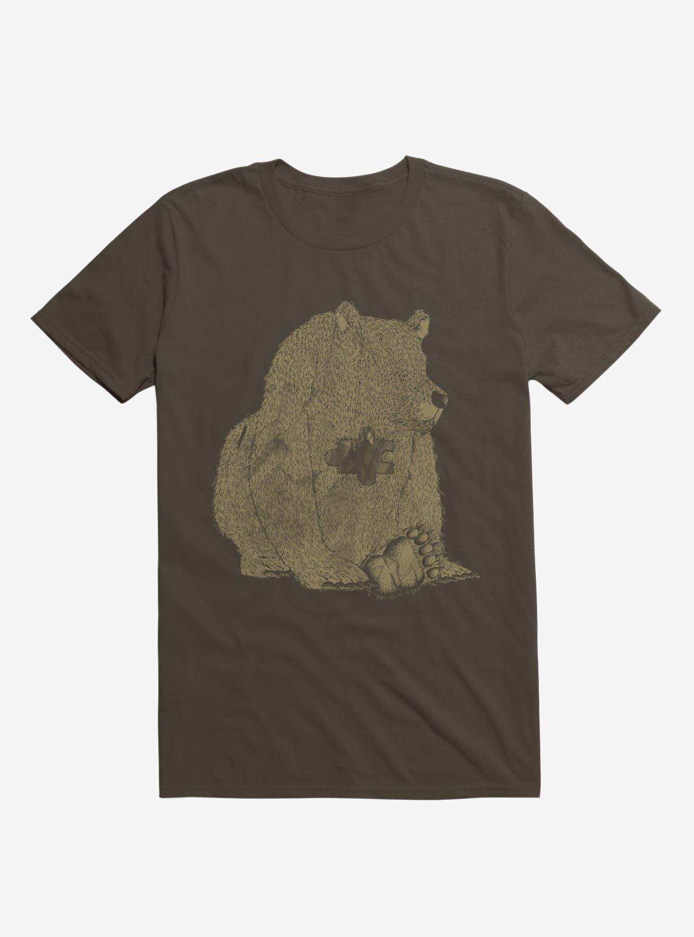 Emptiness T-Shirt, BROWN, hi-res