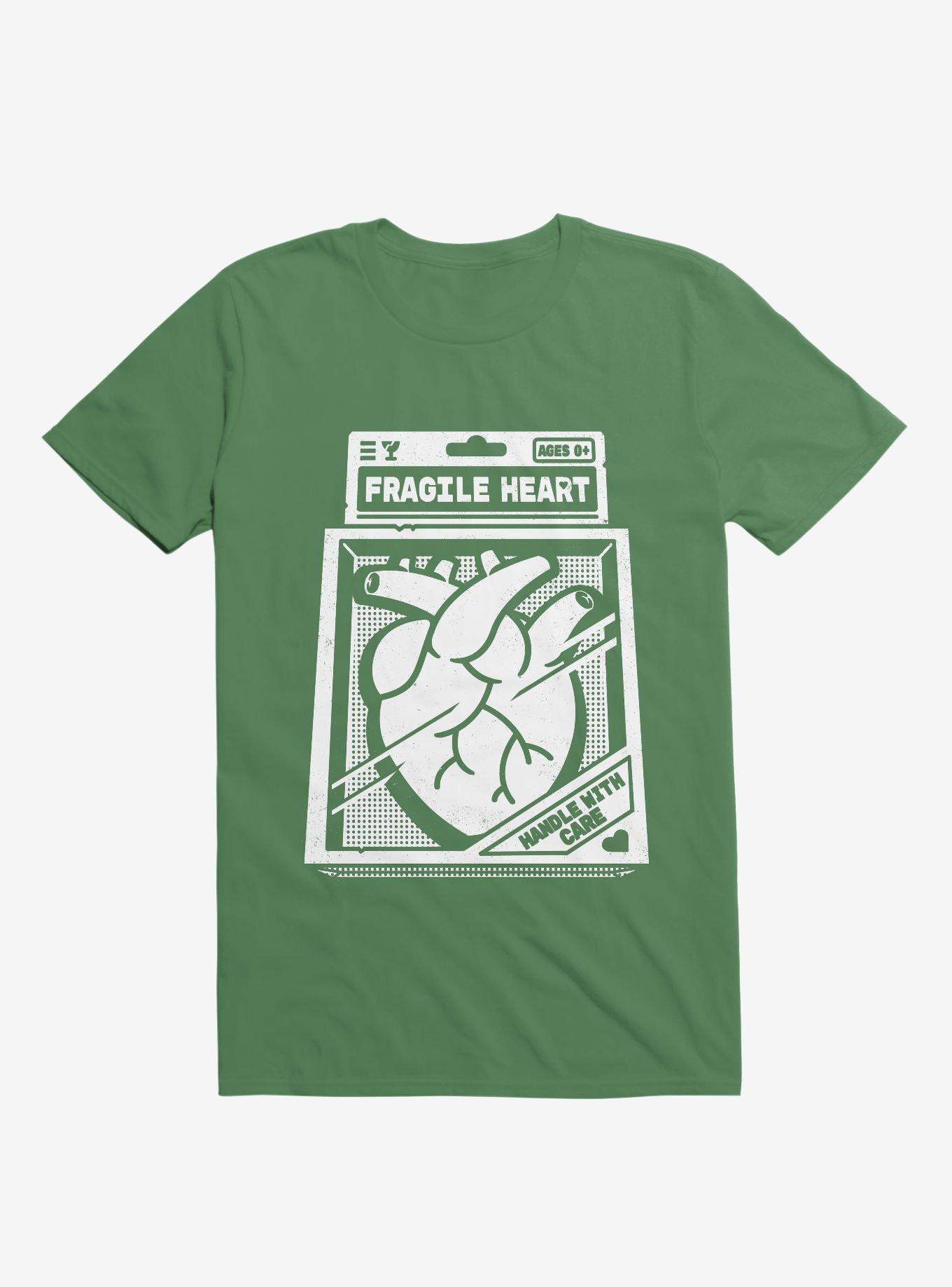 Fragile Heart T-Shirt, KELLY GREEN, hi-res