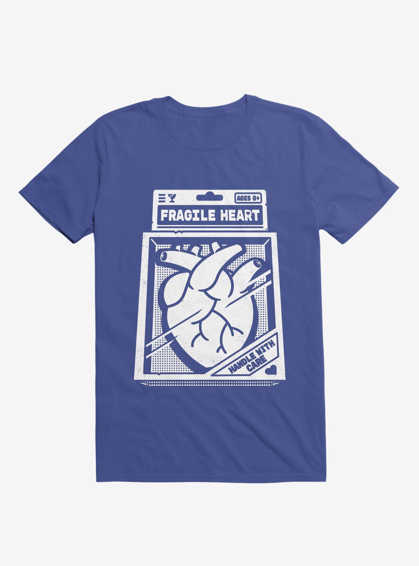 Fragile Heart T-Shirt, ROYAL, hi-res