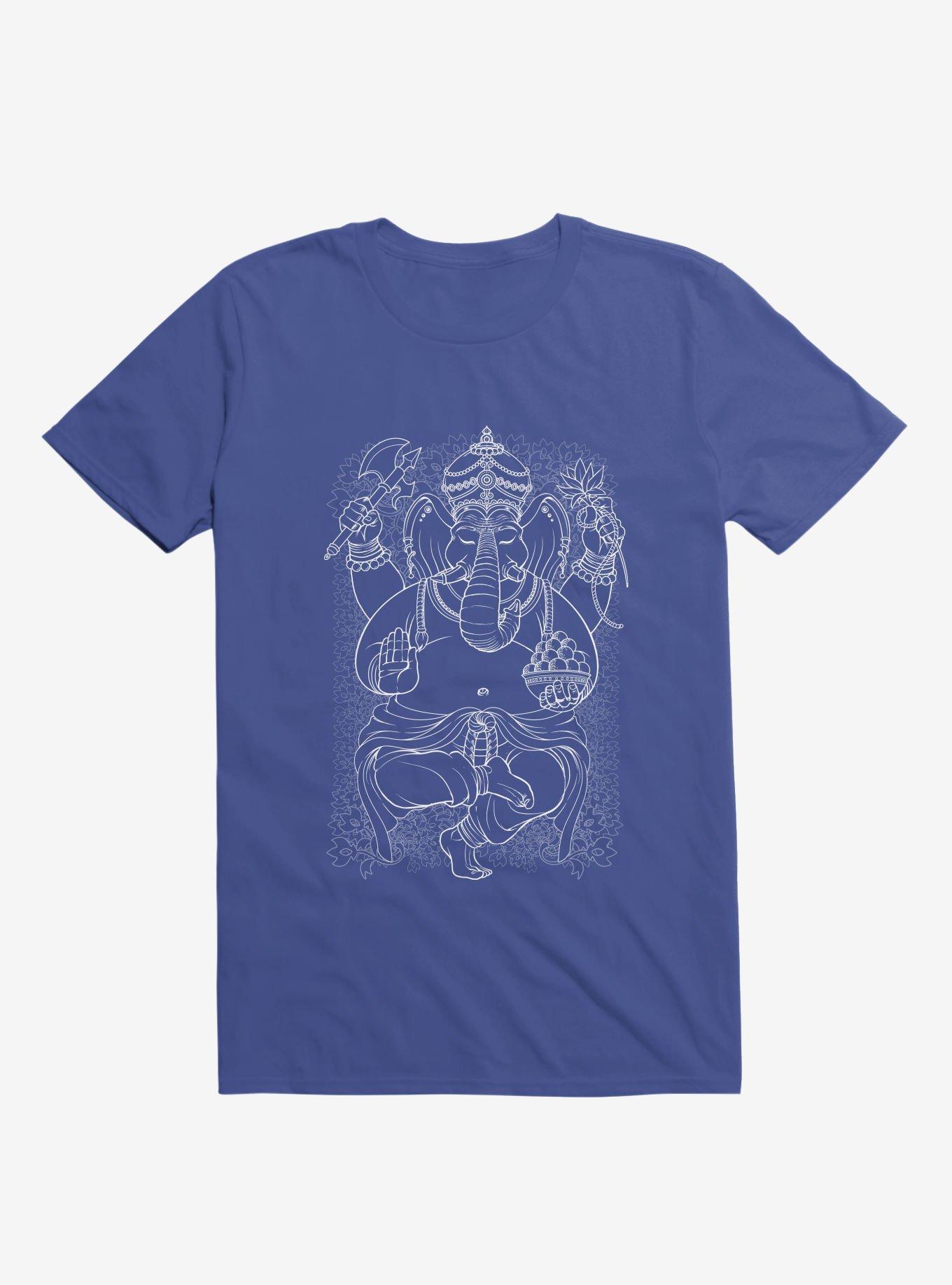 Ganesh T-Shirt, ROYAL, hi-res