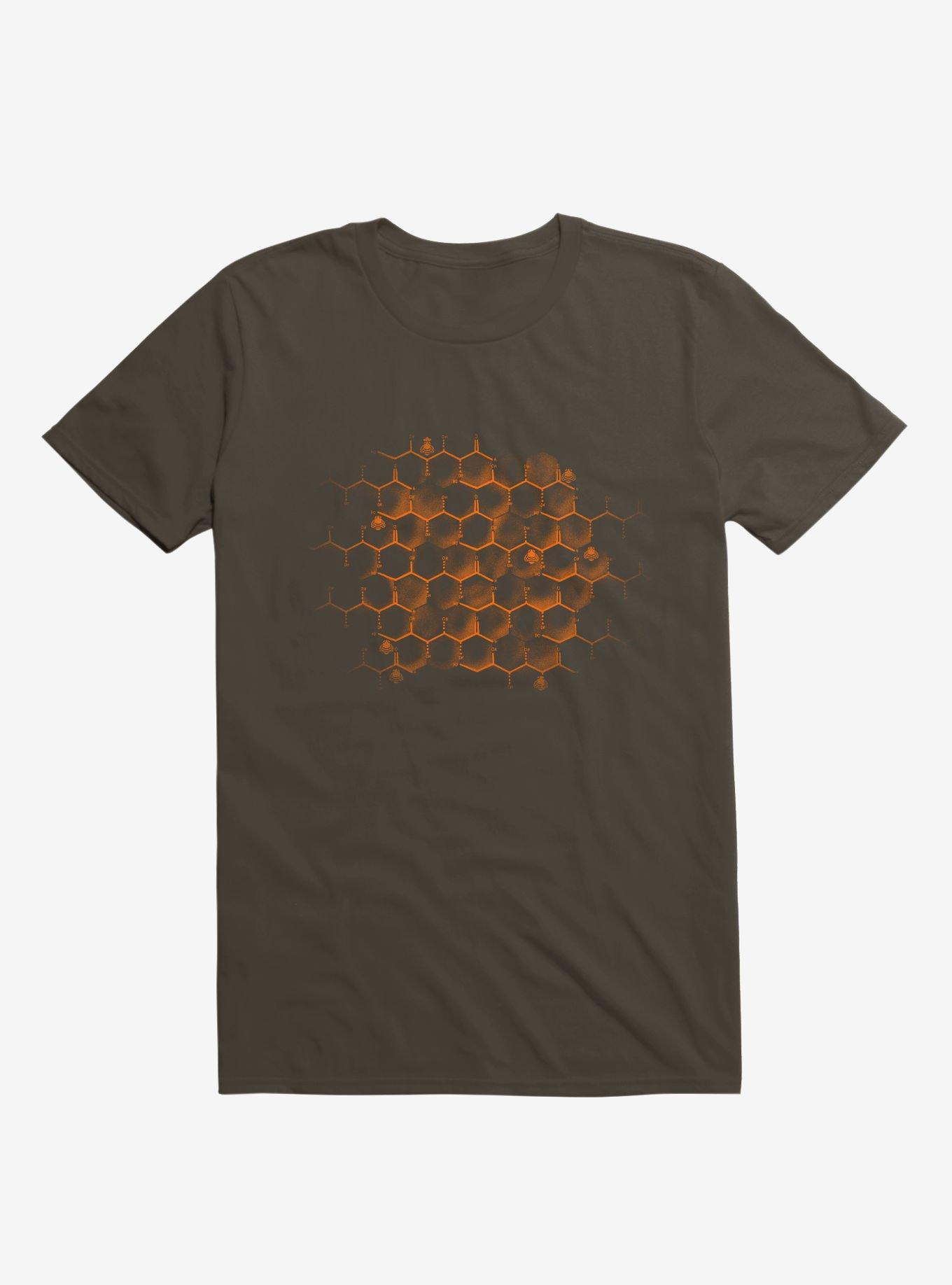 Glucose Hive T-Shirt, BROWN, hi-res