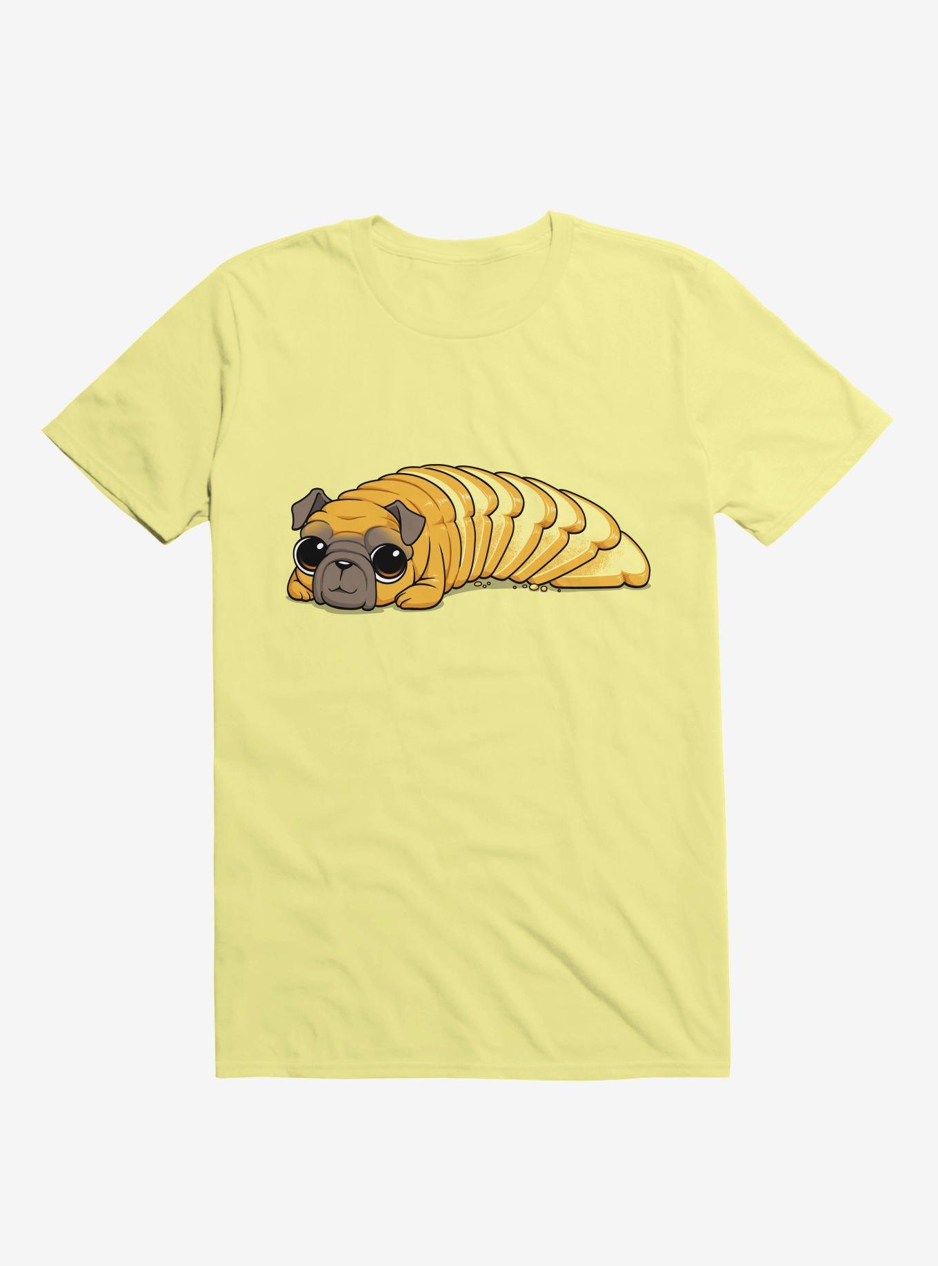 Pug Bread T-Shirt, CORN SILK, hi-res