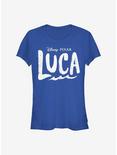 Disney Pixar Luca Logo Girls T-Shirt, ROYAL, hi-res