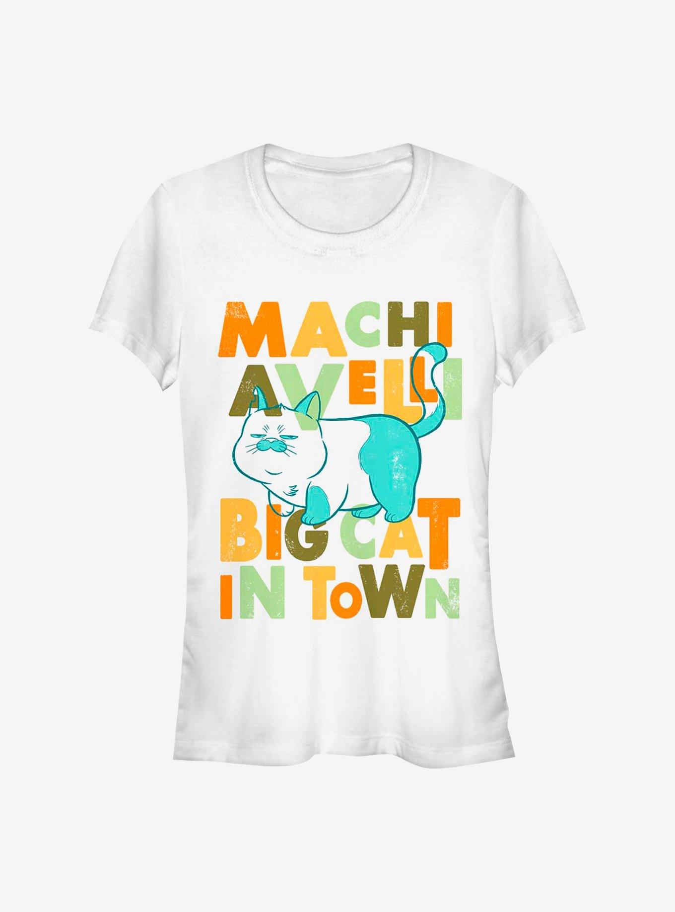 Disney Pixar Luca Machiavelli Cat Girls T-Shirt, WHITE, hi-res