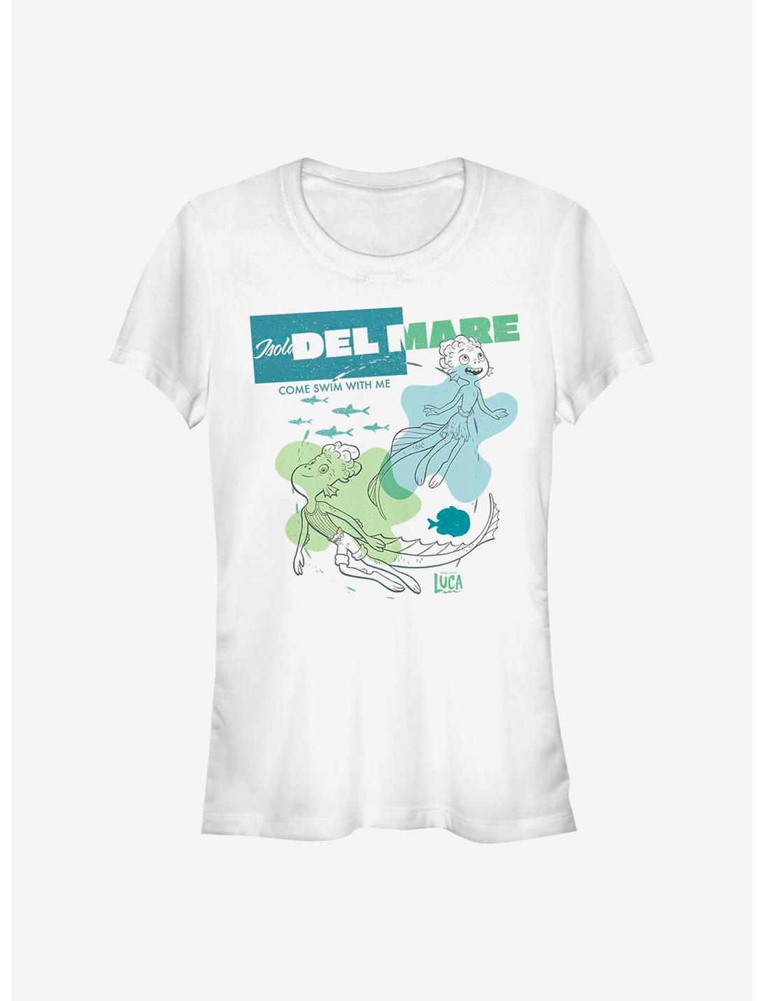 Disney Pixar Luca Midcentury Monster Girls T-Shirt, WHITE, hi-res