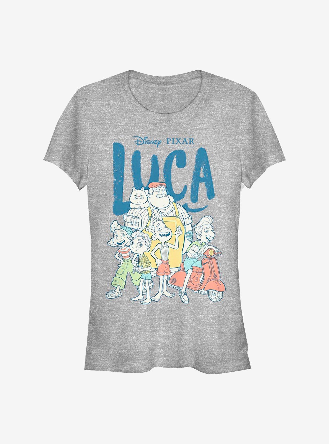 Disney Pixar Luca The Family Girls T-Shirt, ATH HTR, hi-res