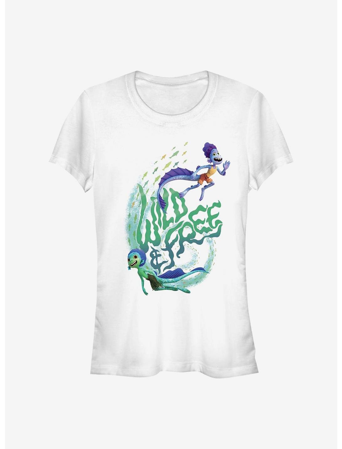 Disney Pixar Luca Wild & Free Girls T-Shirt, WHITE, hi-res