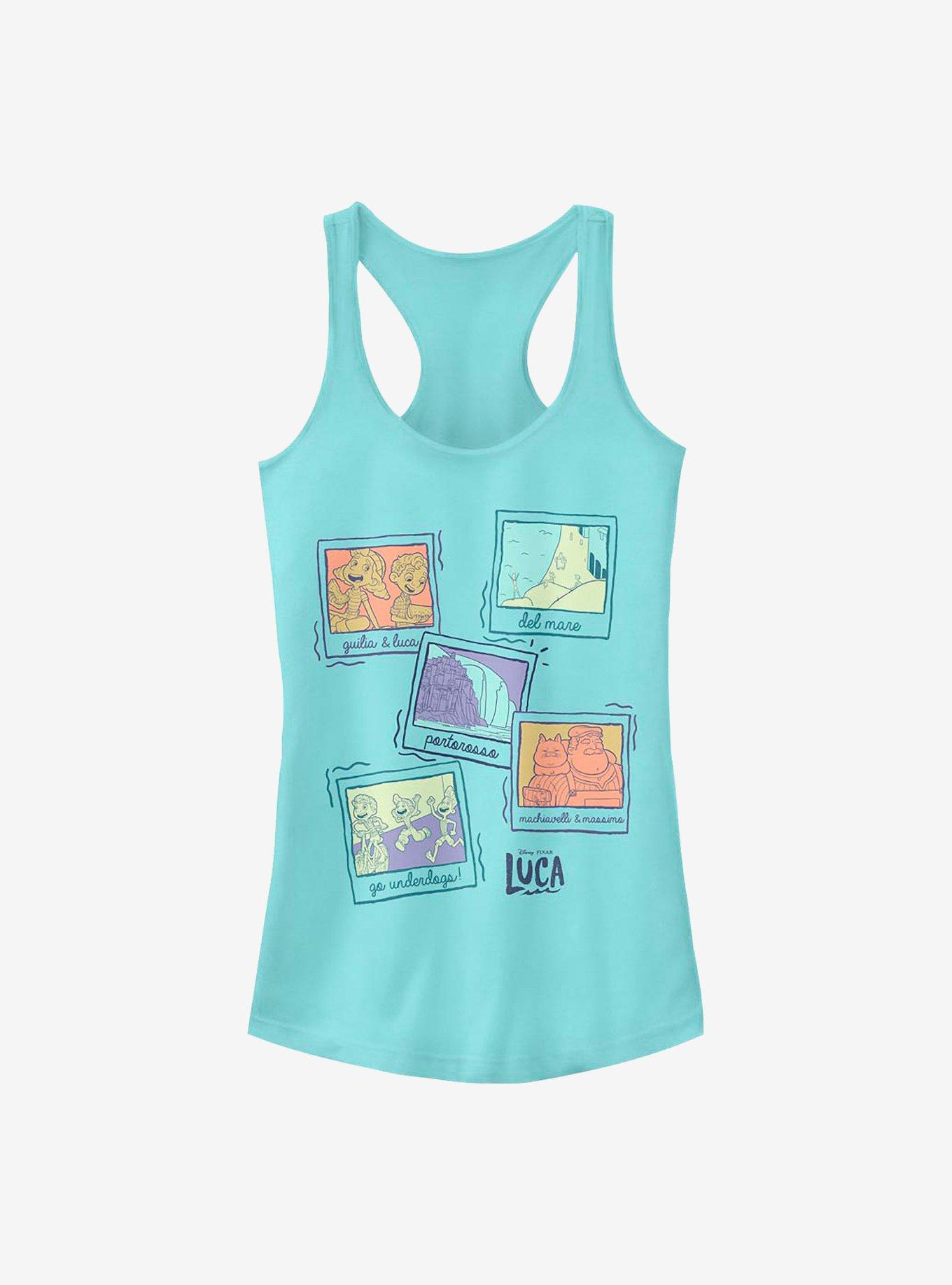 Disney Pixar Luca Polaroid Summer Girls Tank, CANCUN, hi-res