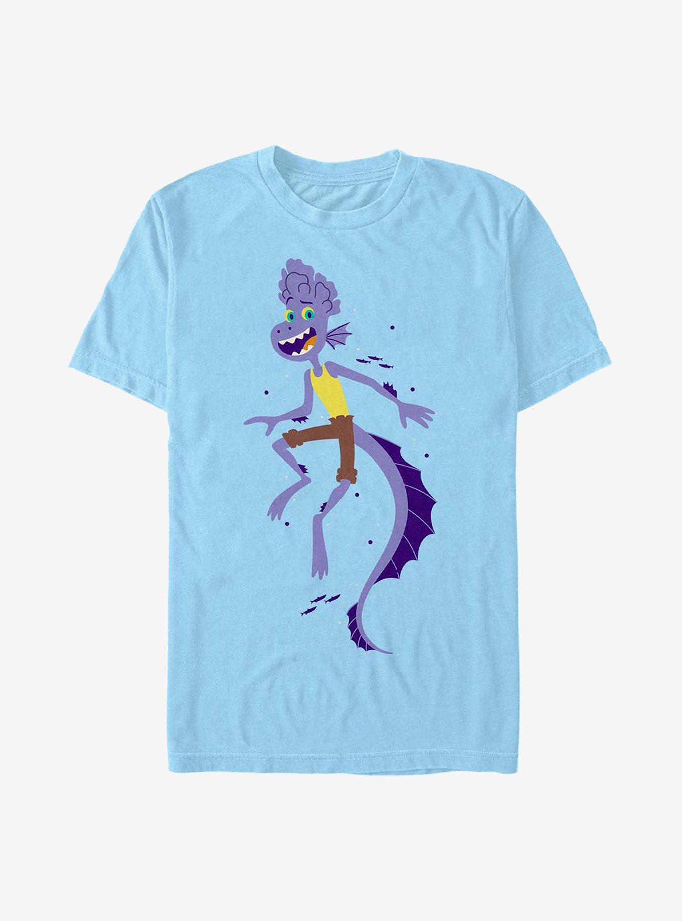 Disney Pixar Luca Alberto Swim T-Shirt, LT BLUE, hi-res