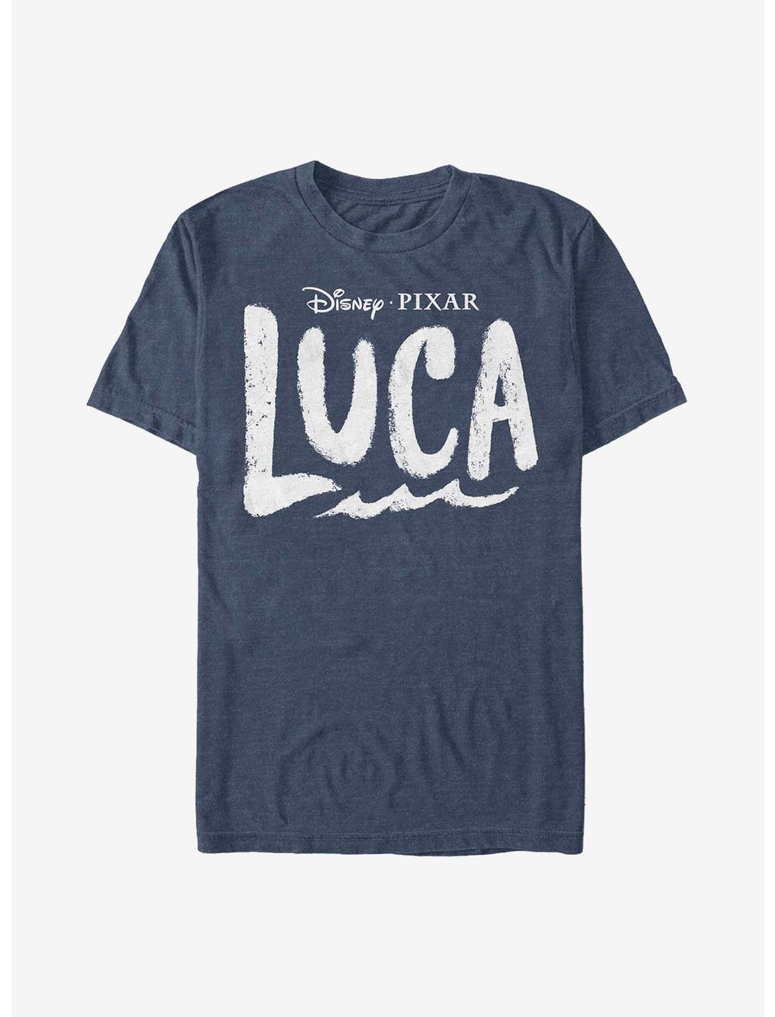 Disney Pixar Luca Logo T-Shirt, NAVY HTR, hi-res