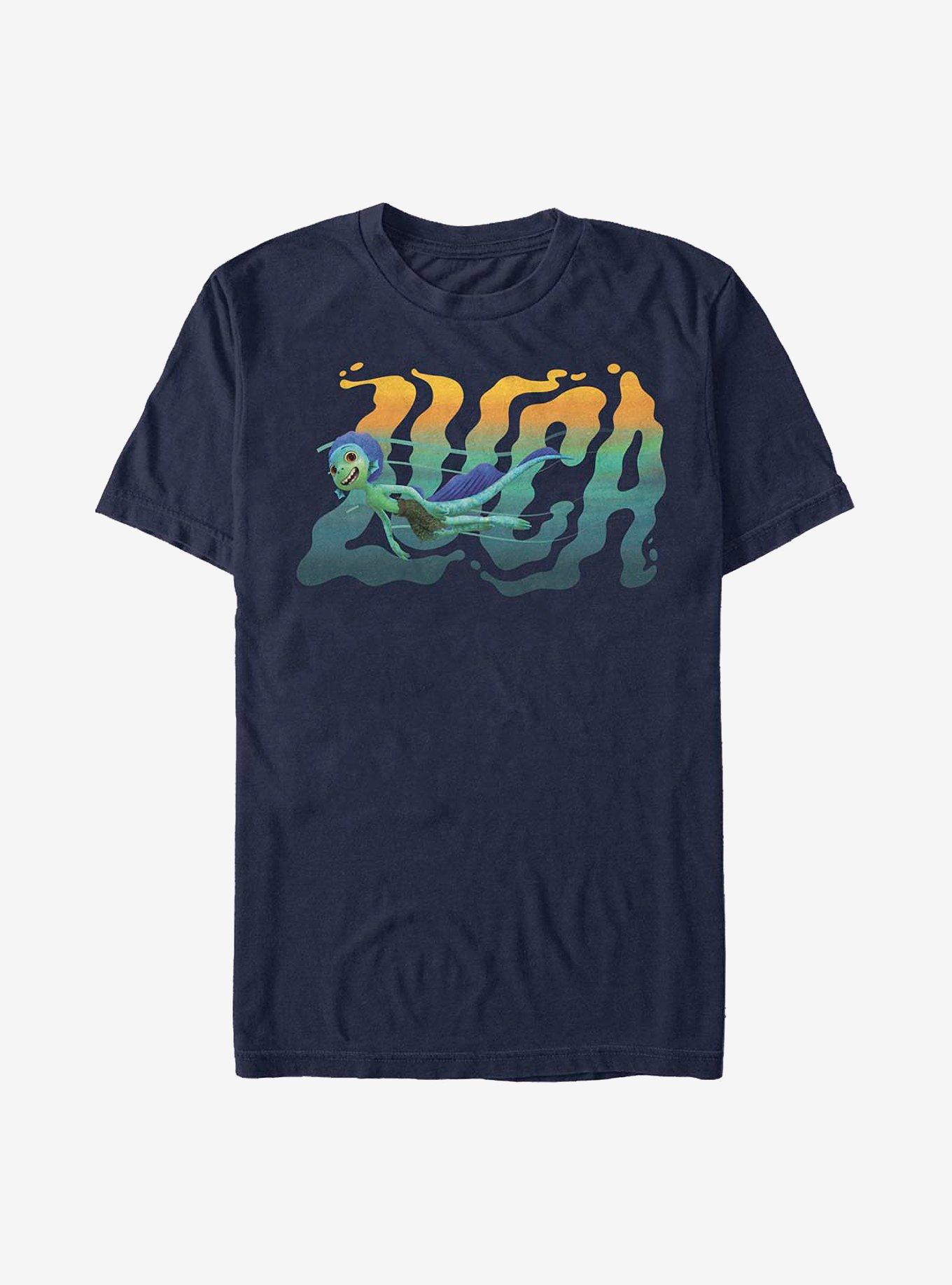 Disney Pixar Luca Swimming T-Shirt, NAVY, hi-res