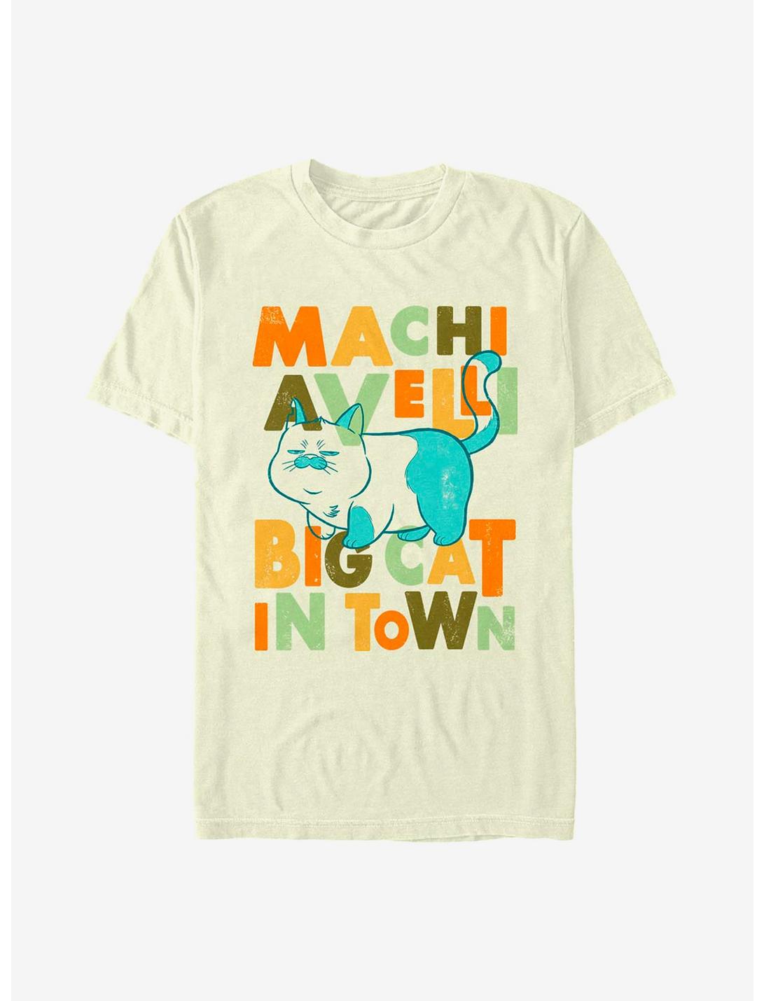 Disney Pixar Luca Machiavelli Cat T-Shirt, NATURAL, hi-res