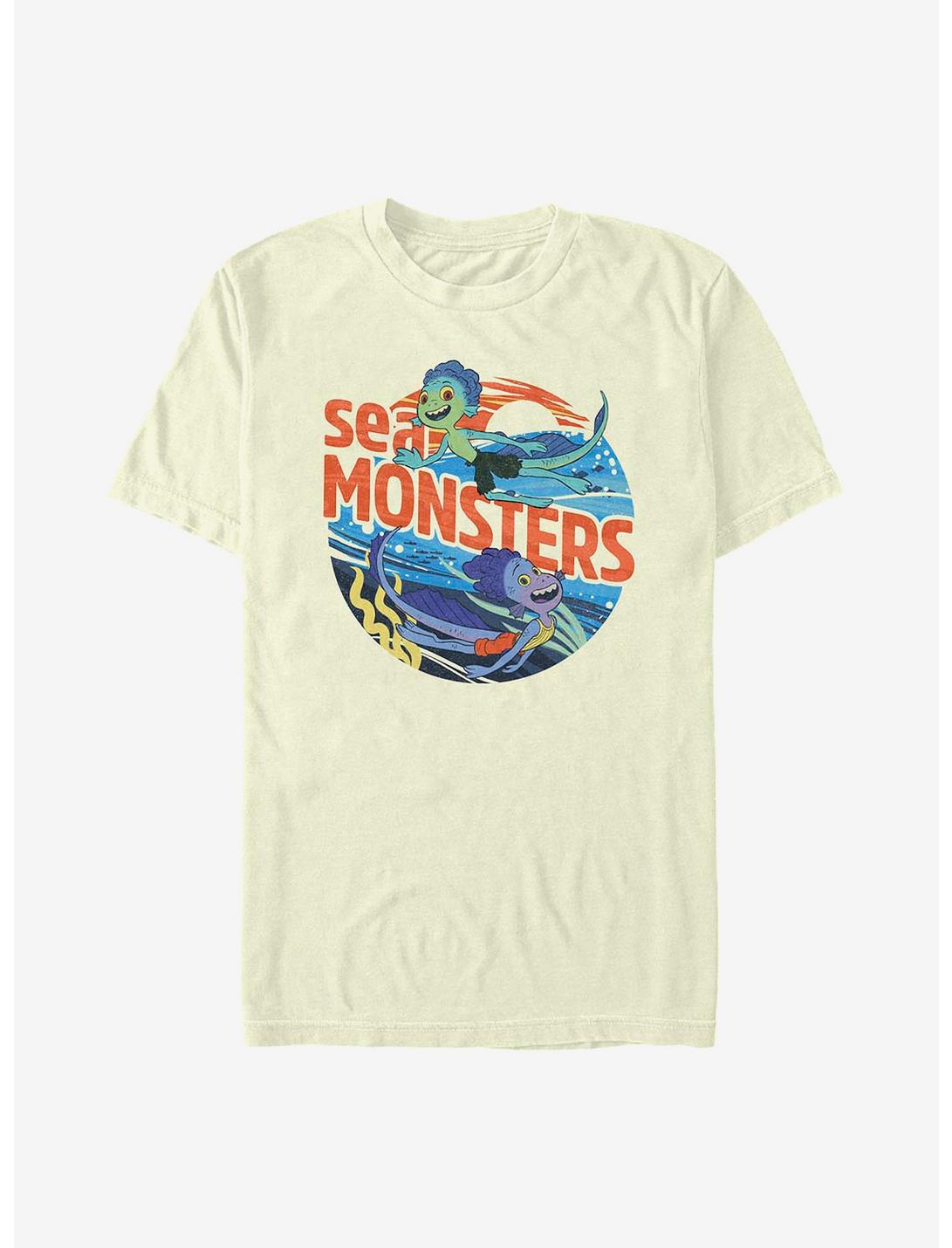 Disney Pixar Luca Sea Monsters Frame T-Shirt, NATURAL, hi-res
