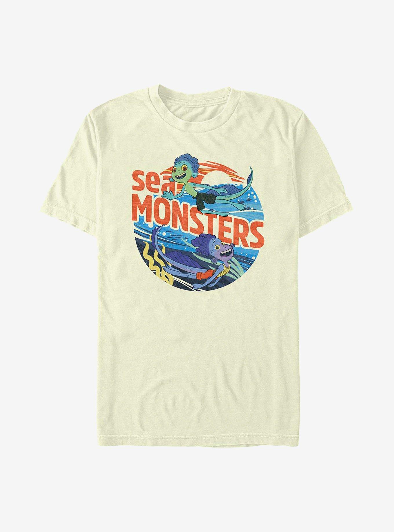 Disney Pixar Luca Sea Monsters Frame T-Shirt, NATURAL, hi-res