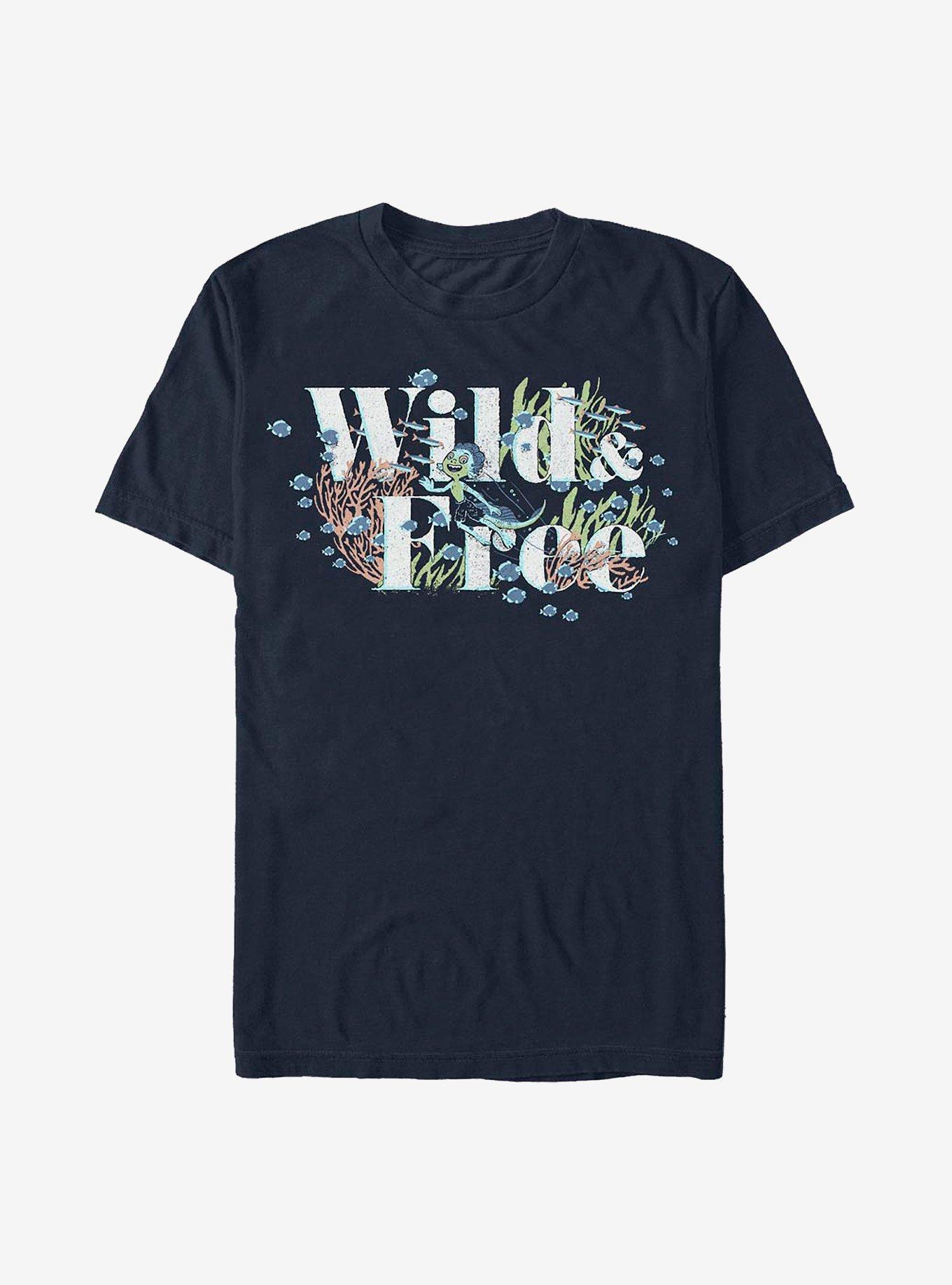 Disney Pixar Luca Wild & Free T-Shirt, NAVY, hi-res