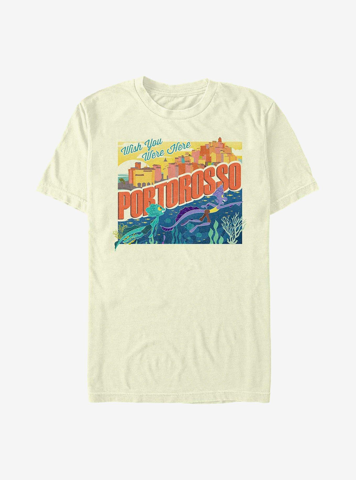 Disney Pixar Luca Wish You Were Here T-Shirt, NATURAL, hi-res