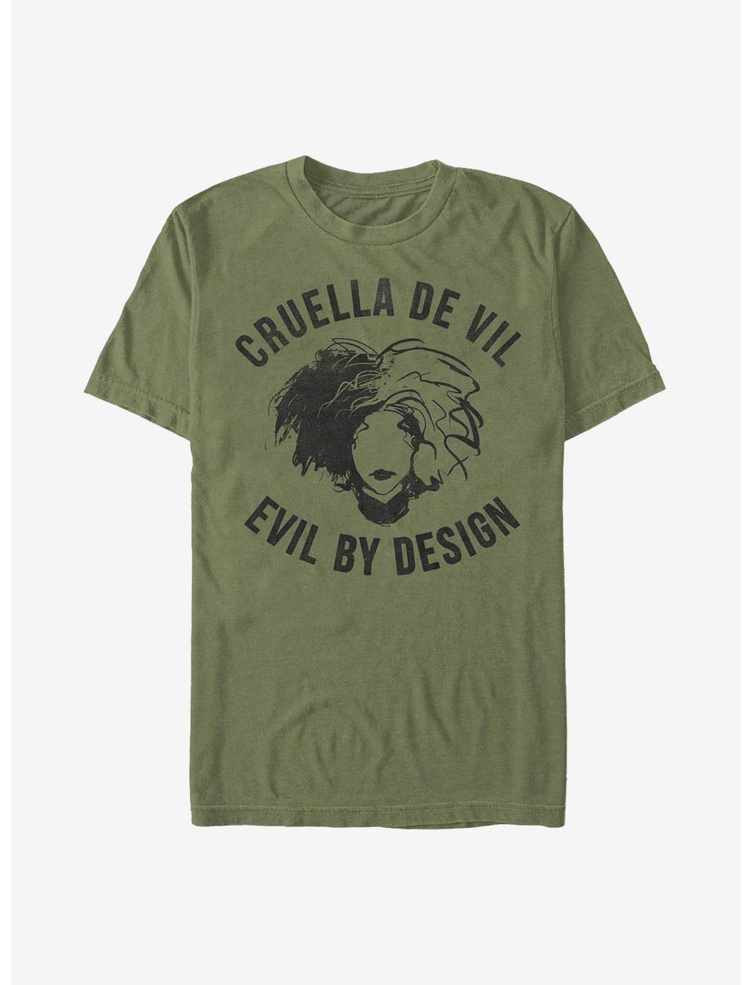 Disney Cruella Evil By Design T-Shirt, MIL GRN, hi-res