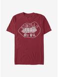 Disney Cruella De Vil Lip Design T-Shirt, CARDINAL, hi-res