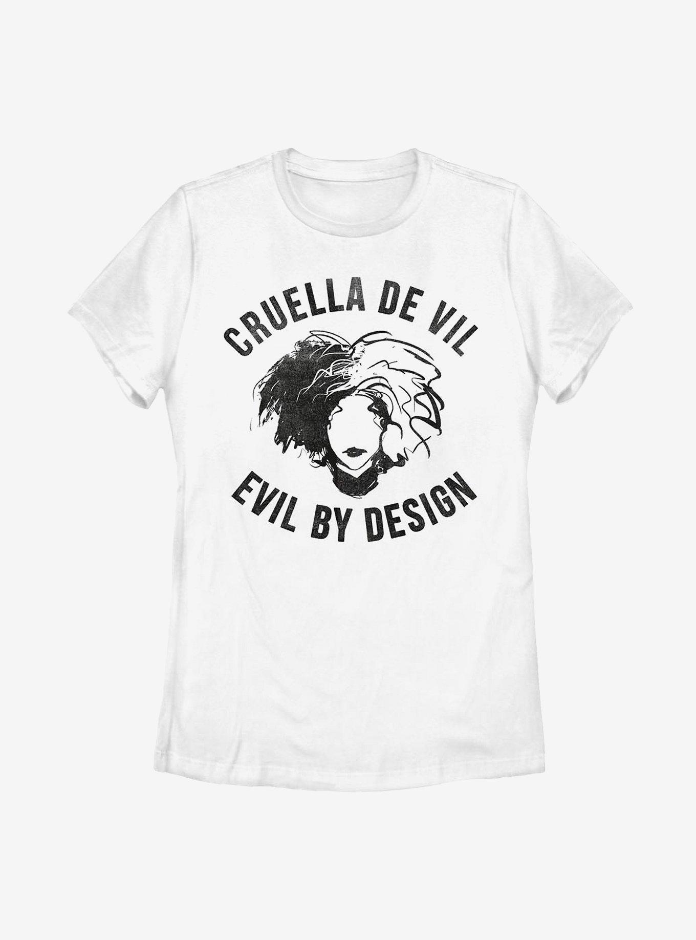 Disney Cruella Evil By Design Womens T-Shirt, , hi-res