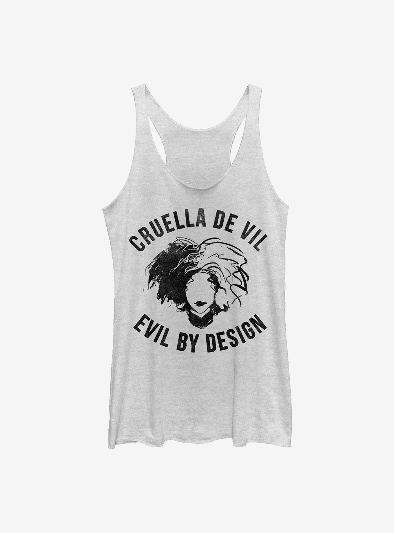 Disney Cruella Evil By Design Womens Tank Top, , hi-res