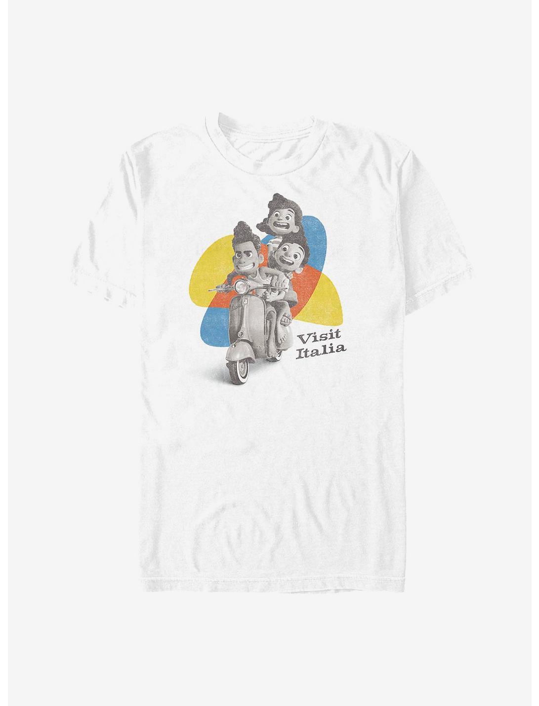 Disney Pixar Luca Scooter Kids T-Shirt, WHITE, hi-res
