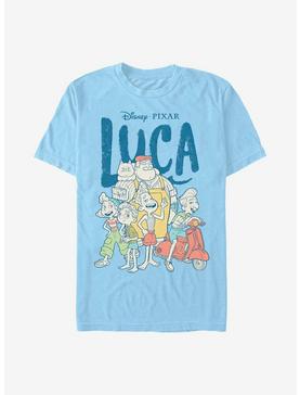 Disney Pixar Luca The Family T-Shirt, LT BLUE, hi-res