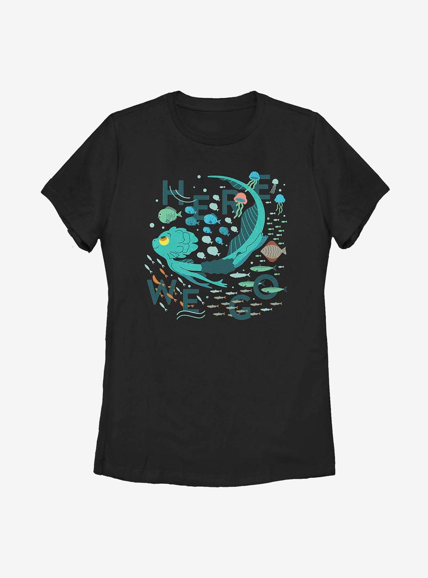 Disney Pixar Luca Here We Go Under Water Womens T-Shirt, , hi-res