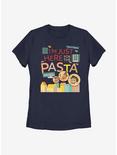 Disney Pixar Luca I'm Just Here For The Pasta Womens T-Shirt, NAVY, hi-res