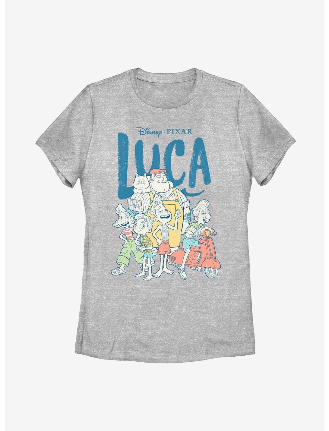 Disney Pixar Luca The Family Womens T-Shirt, ATH HTR, hi-res