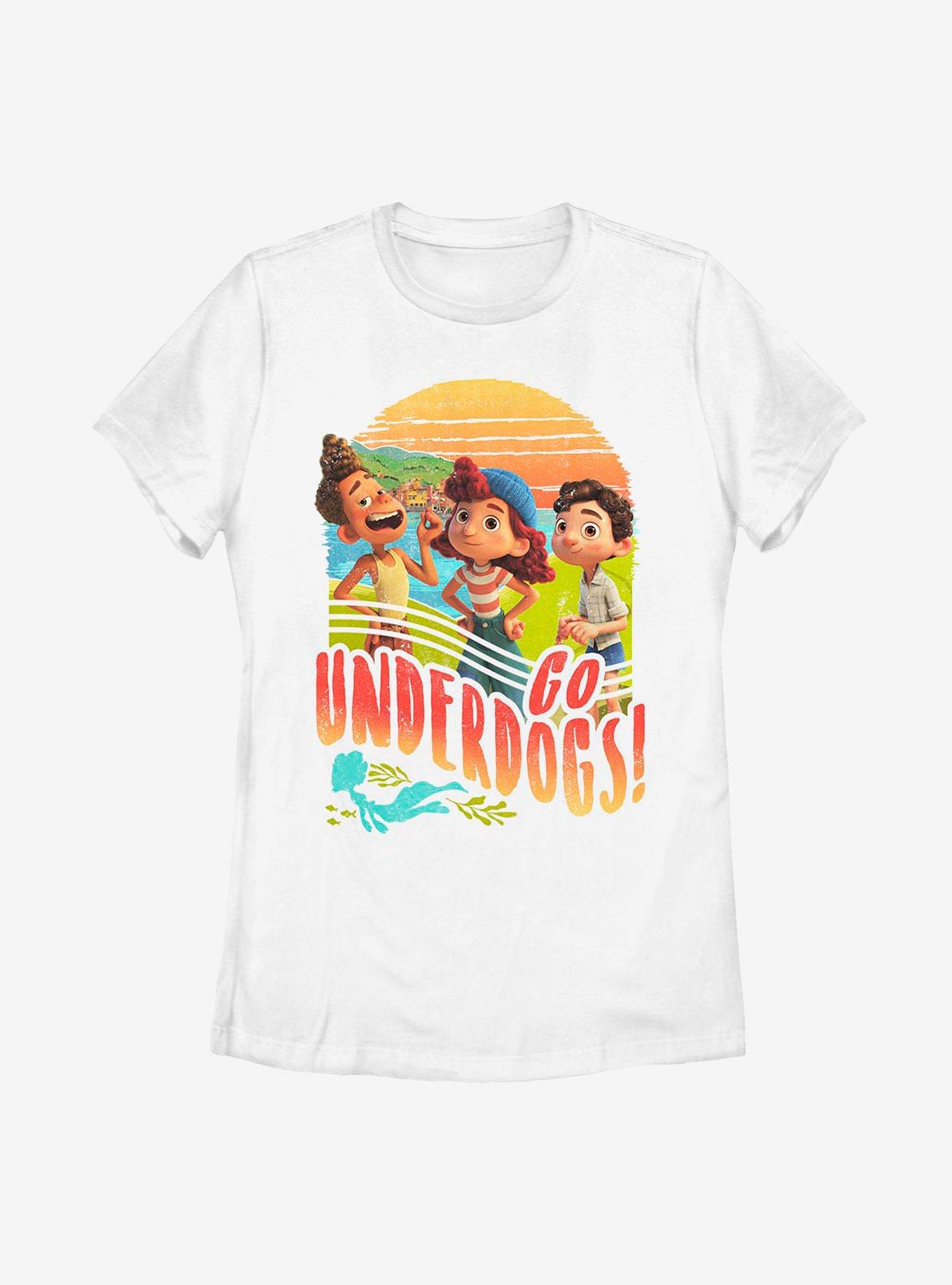 Disney Pixar Luca Go Underdogs! Womens T-Shirt, , hi-res
