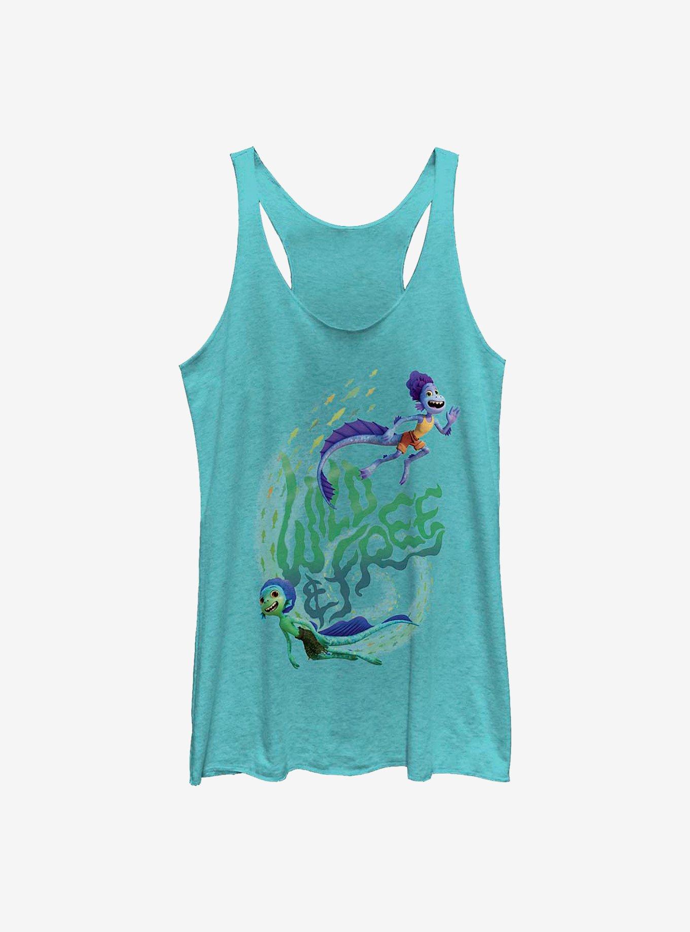 Disney Pixar Luca Wild And Free Swimming Womens Tank Top, , hi-res
