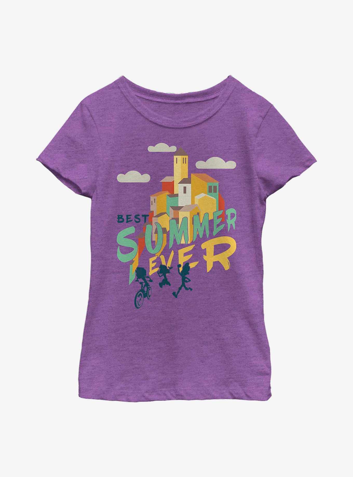Disney Pixar Luca Best Summer Ever Youth Girls T-Shirt, , hi-res