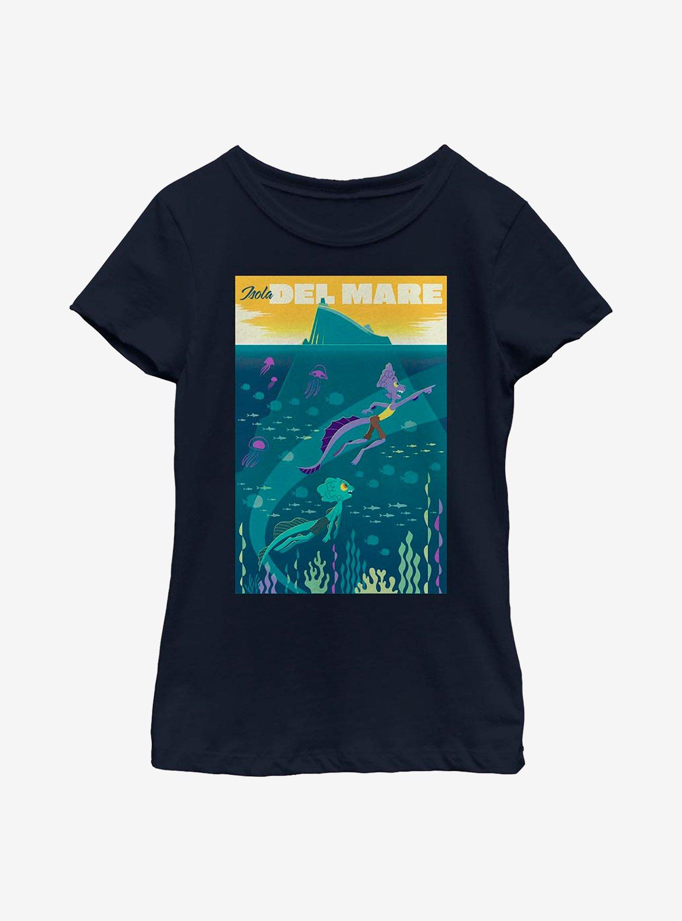 Disney Pixar Luca Isola Del Mare Poster Youth Girls T-Shirt, , hi-res