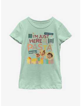 Disney Pixar Luca I'm Just Here For The Pasta Youth Girls T-Shirt, , hi-res