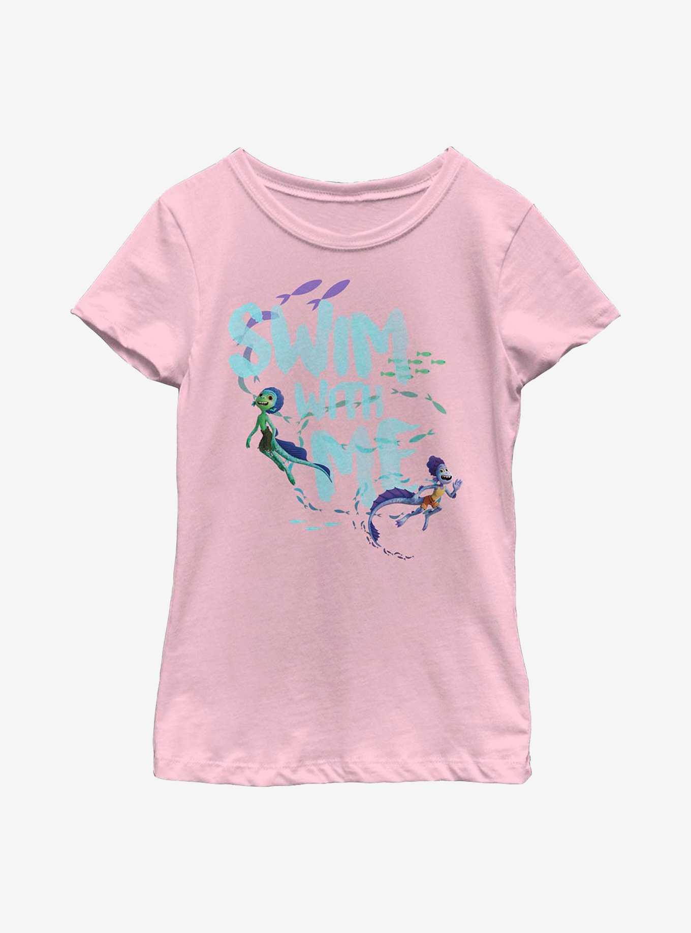 Disney Pixar Luca Swim With Me Youth Girls T-Shirt, , hi-res