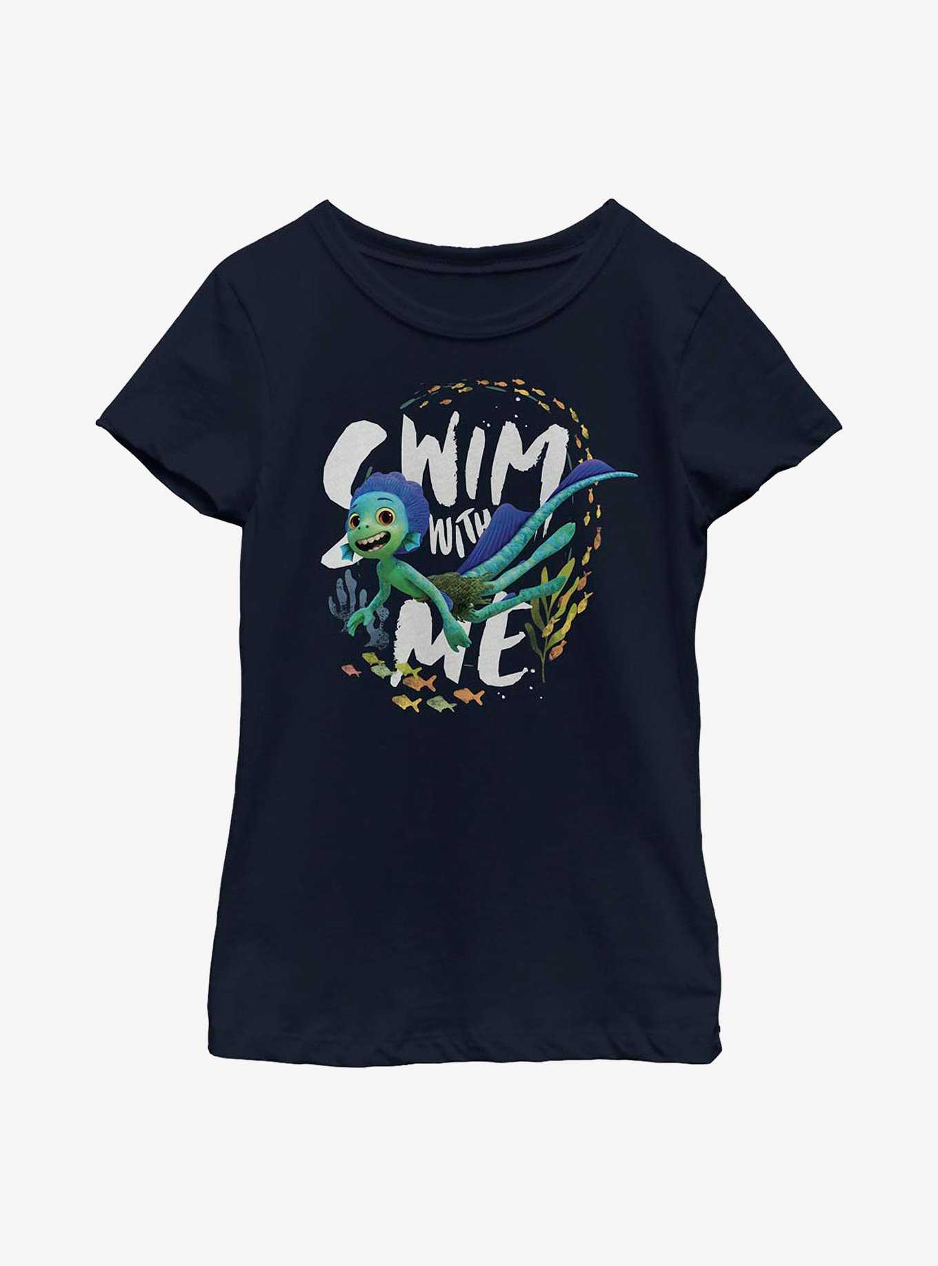 Disney Pixar Luca Swim With Me Sea Monster Youth Girls T-Shirt, , hi-res