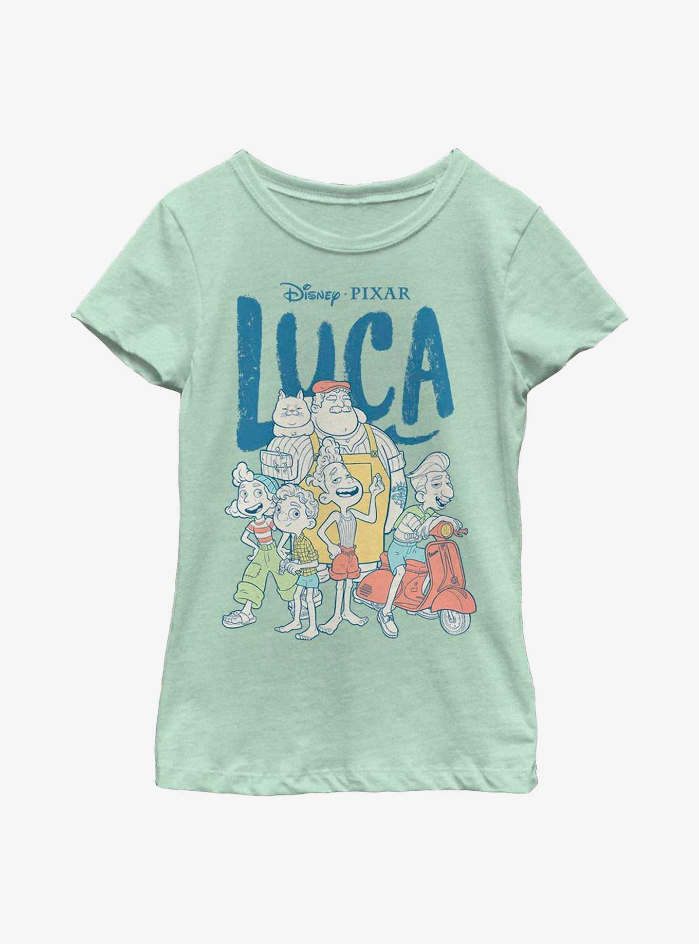 Disney Pixar Luca The Family Youth Girls T-Shirt, , hi-res
