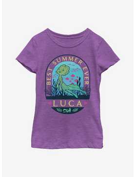Disney Pixar Luca Best Summer Ever Stamp Youth Girls T-Shirt, , hi-res