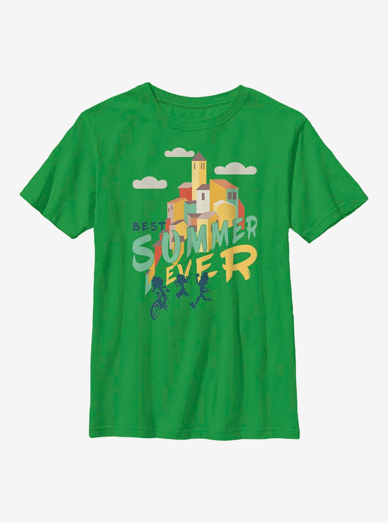 Disney Pixar Luca Best Summer Ever Youth T-Shirt, KELLY, hi-res