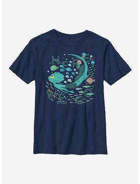 Disney Pixar Luca Here We Go Under Water Youth T-Shirt, , hi-res