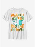 Disney Pixar Luca Machiavelli Big Cat In Town Youth T-Shirt, WHITE, hi-res