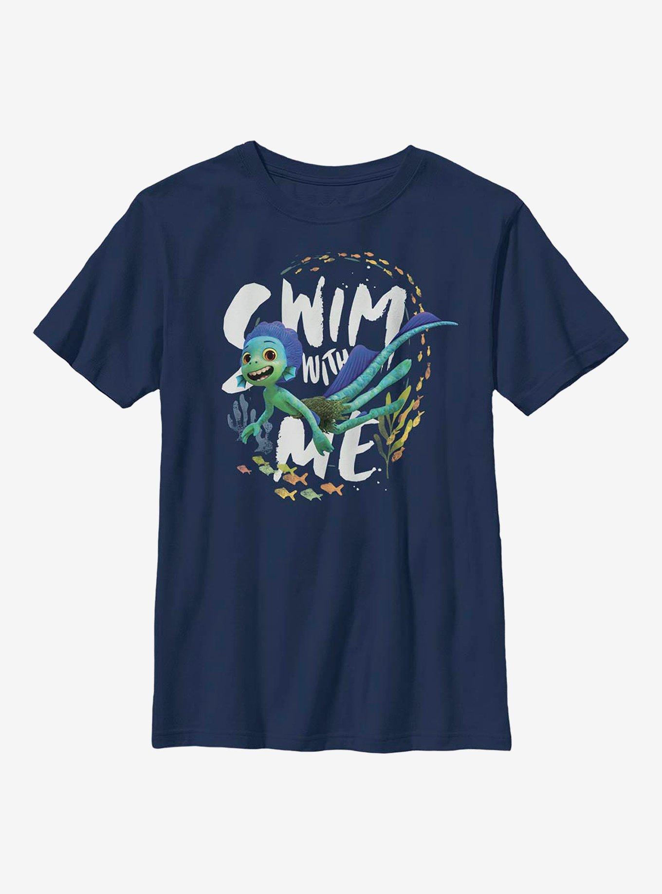 Disney Pixar Luca Swim With Me Sea Monster Youth T-Shirt, , hi-res
