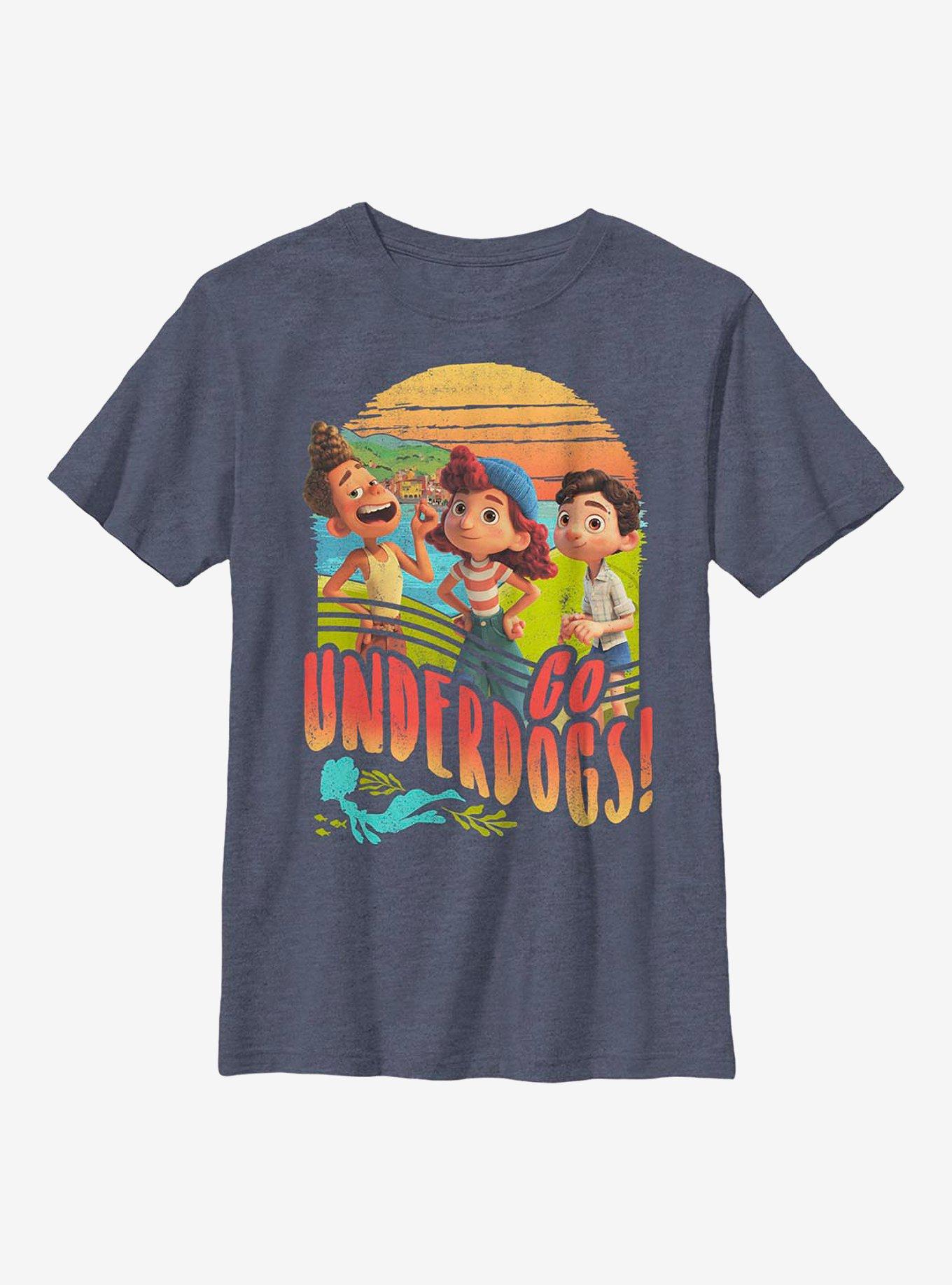 Disney Pixar Luca Go Underdogs! Youth T-Shirt, , hi-res